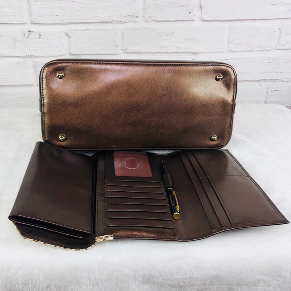 2PCS Brahmin Duxbury Satchel Wallet Set - Picture 5 of 8